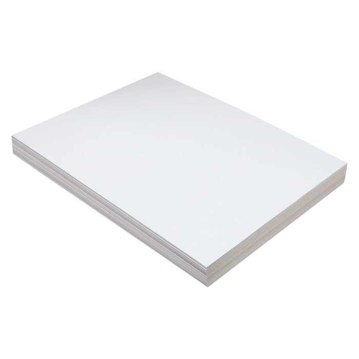 Pacon Medium Weight Tagboard, 9 x 12 Inches, 9 Pt, White, Pack of 100