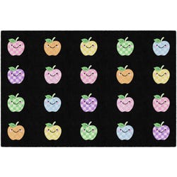 Flagship Carpets Pastel Apple Sit Spots, Rectangle