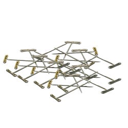 Image for School Smart T-Pins, 1-1/2 Inches, Steel, Pack of 100 from School Specialty
