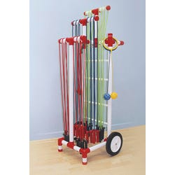 Duracart All Terrain Jump Rope Cart, 24 x 19 x 65 Inches, Set of 100