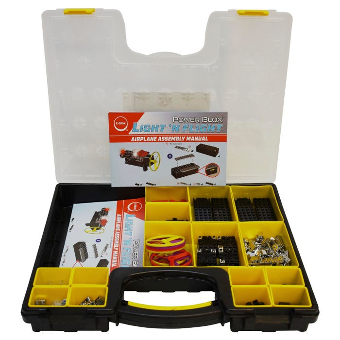 E-Blox Power Blox Light 'N Flight 5-in-1 Classroom Set