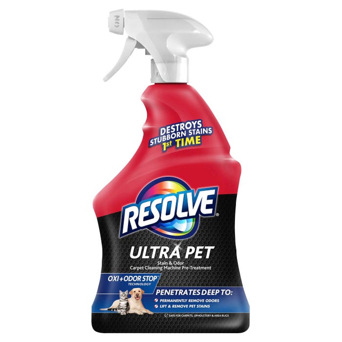 Resolve Ultra Stain and Odor Remover, 32 Fluid Ounces, Case of 6