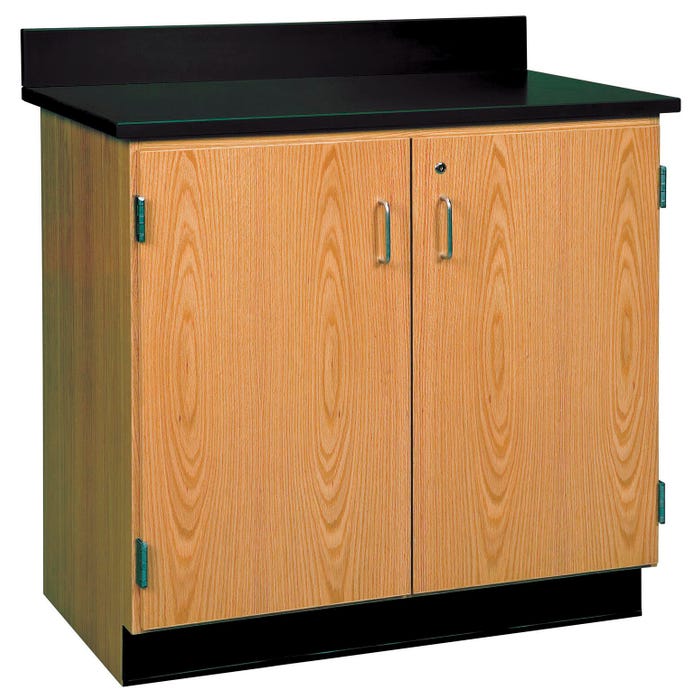 Diversified Spaces Base Cabinet Without Top, 2 Doors, 36 x 22 x 35 Inches, Maple