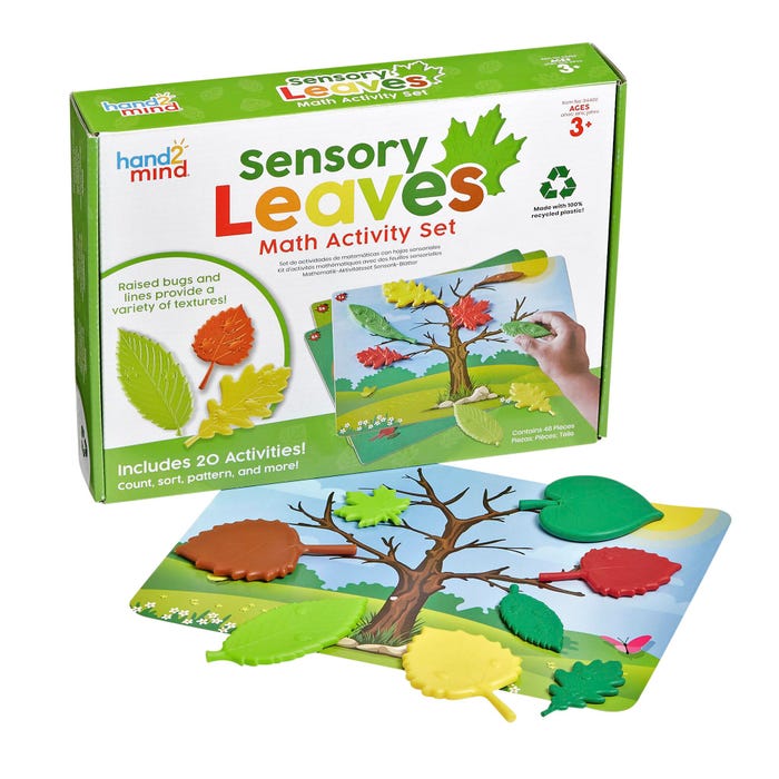 Hand2Mind Sensory Leaves Math Activity Set