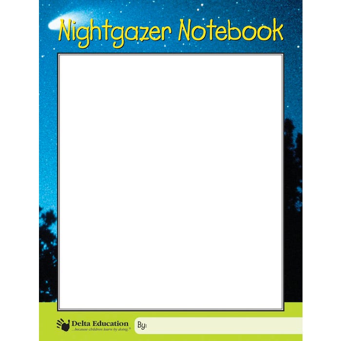 Delta Education Nightgazer Notebook, 8-1/2 X 11 in, 32 Pages