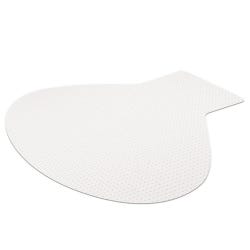 ES Robbins EverLife Workstation Chair Mat for Medium Pile Carpet, 54 x 60 Inches, Clear