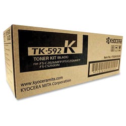 Kyocera Ink Toner Cartridge, TK592K, Black