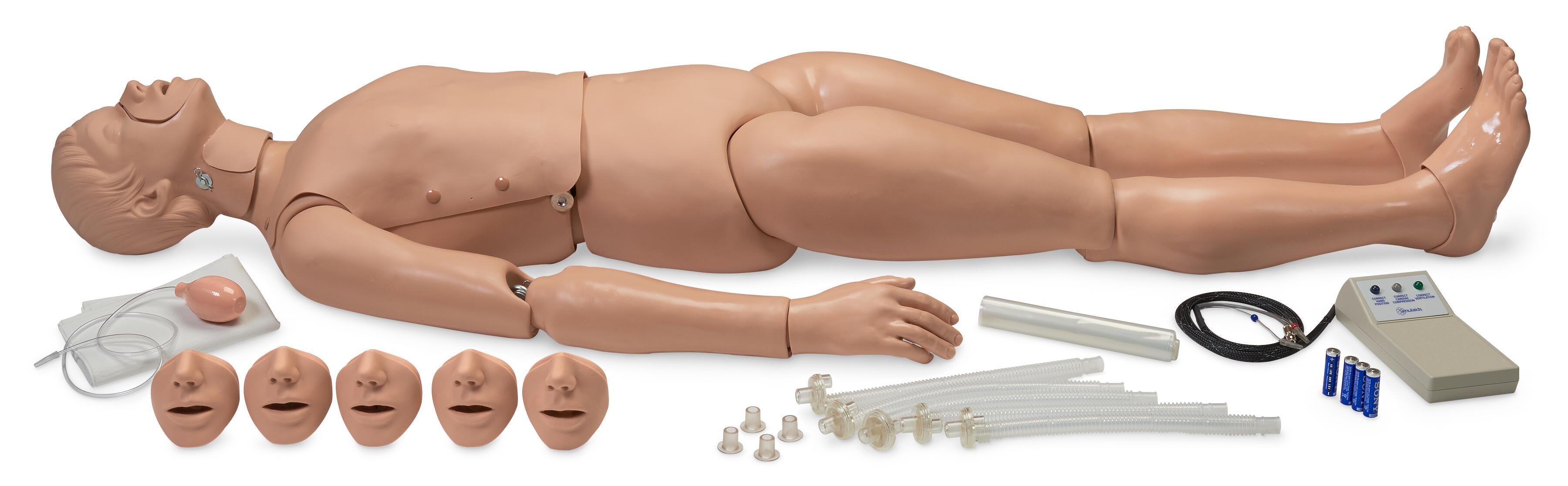 Simulaids Full-Body Trauma CPR Manikin with Electronics
