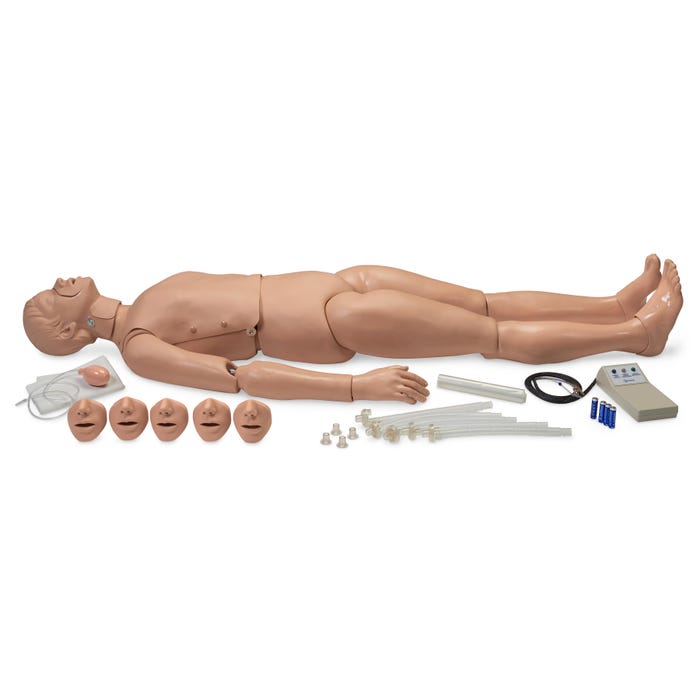 Simulaids Full-Body Trauma CPR Manikin with Electronics