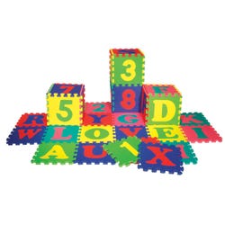 Wonderfoam Alphabet-Numbers Interlocking Puzzle Mats, Item Number 066993