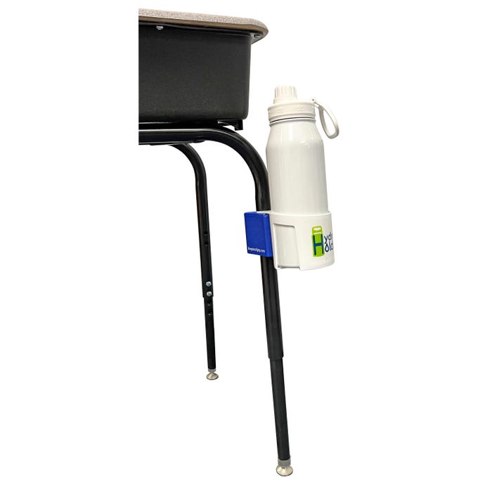 The Pencil Grip Inc. Hydro Holdr Clip on Bottle Holder, Blue and White, Case of 36