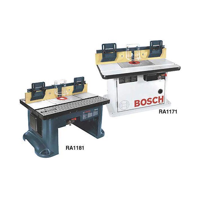 Woodworker's Bosch RA1181 Benchtop Router Table, 27 in W X 14-1/2 in H X 18 in D, Aluminum