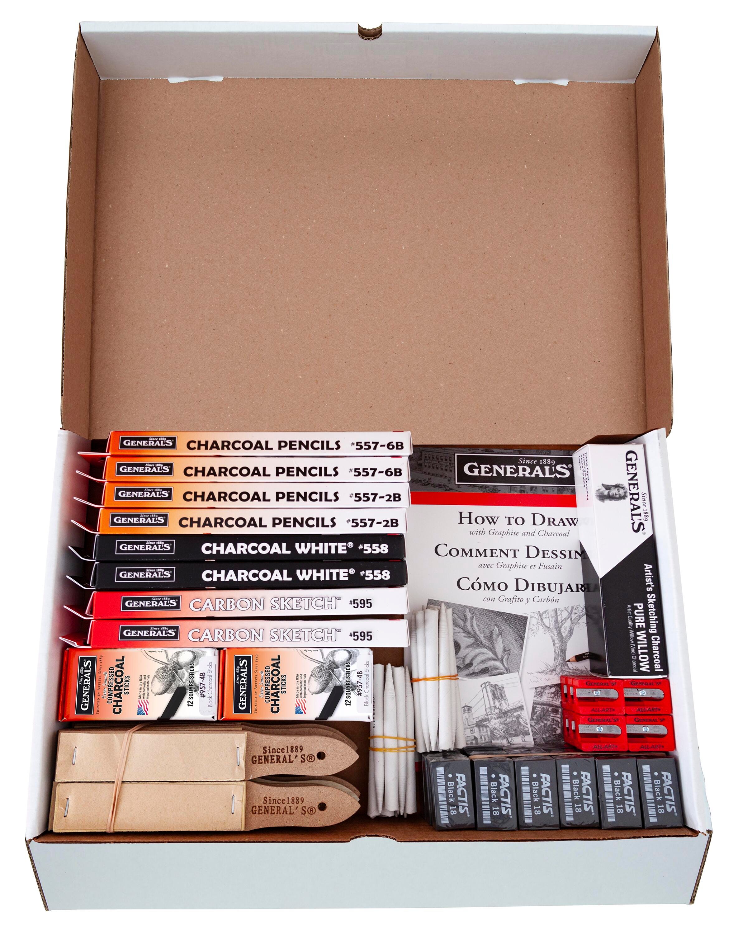 General's SketchMate Classroom Pack, Assorted Hardness, Assorted Tools, Set of 168 407693