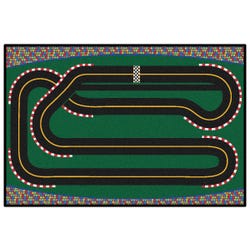 Carpets for Kids KID$Value Super Speedway Racetrack Carpet, Rectangle 4002322