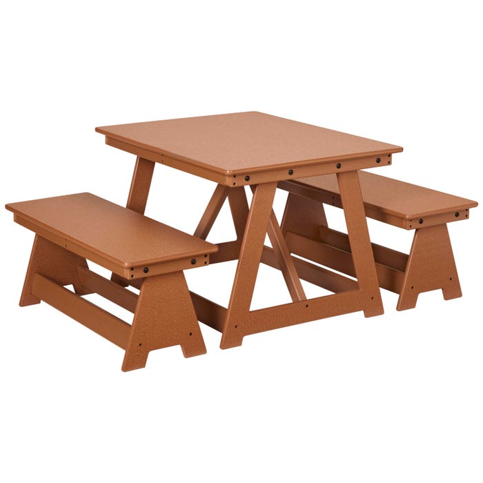EverPlay Small Outdoor Table and Bench Set