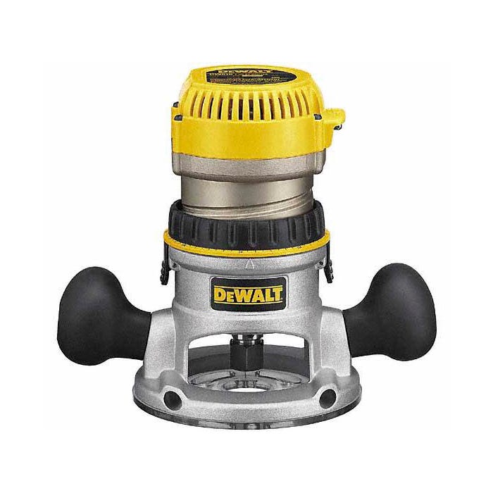 Woodworker's Dewalt DW618K Electronic Variable Speed Router with Case, 2-1/4 HP, Aluminum