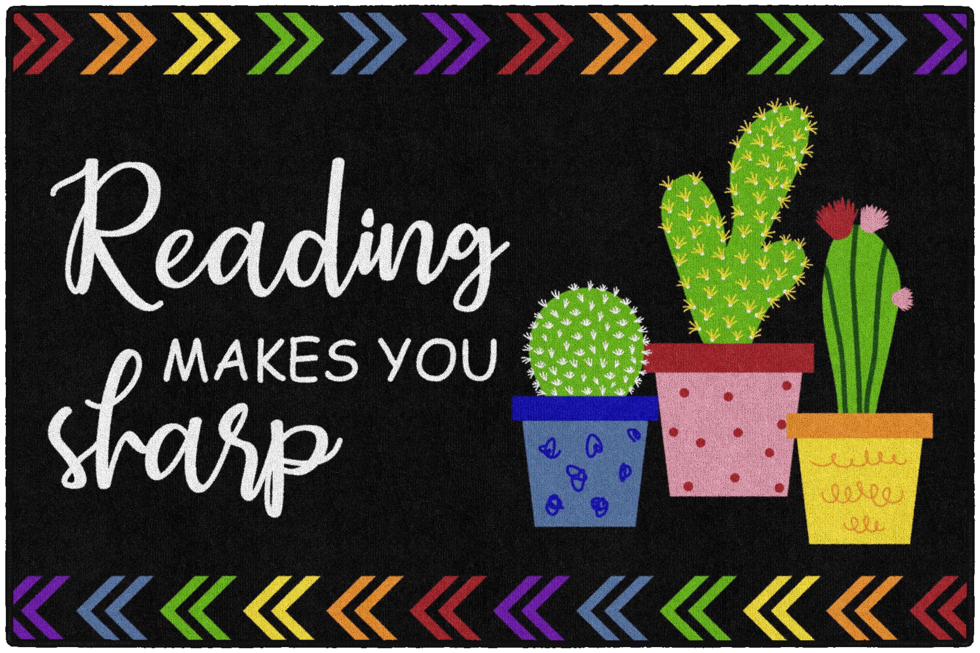 Flagship Carpets Sharp Reading Carpet, Rectangle 4002422