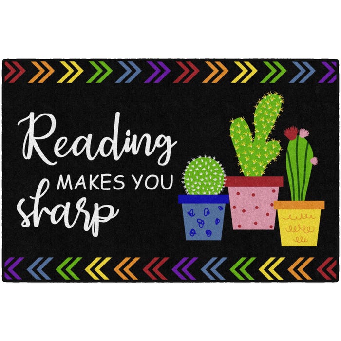 Flagship Carpets Sharp Reading Carpet, Rectangle