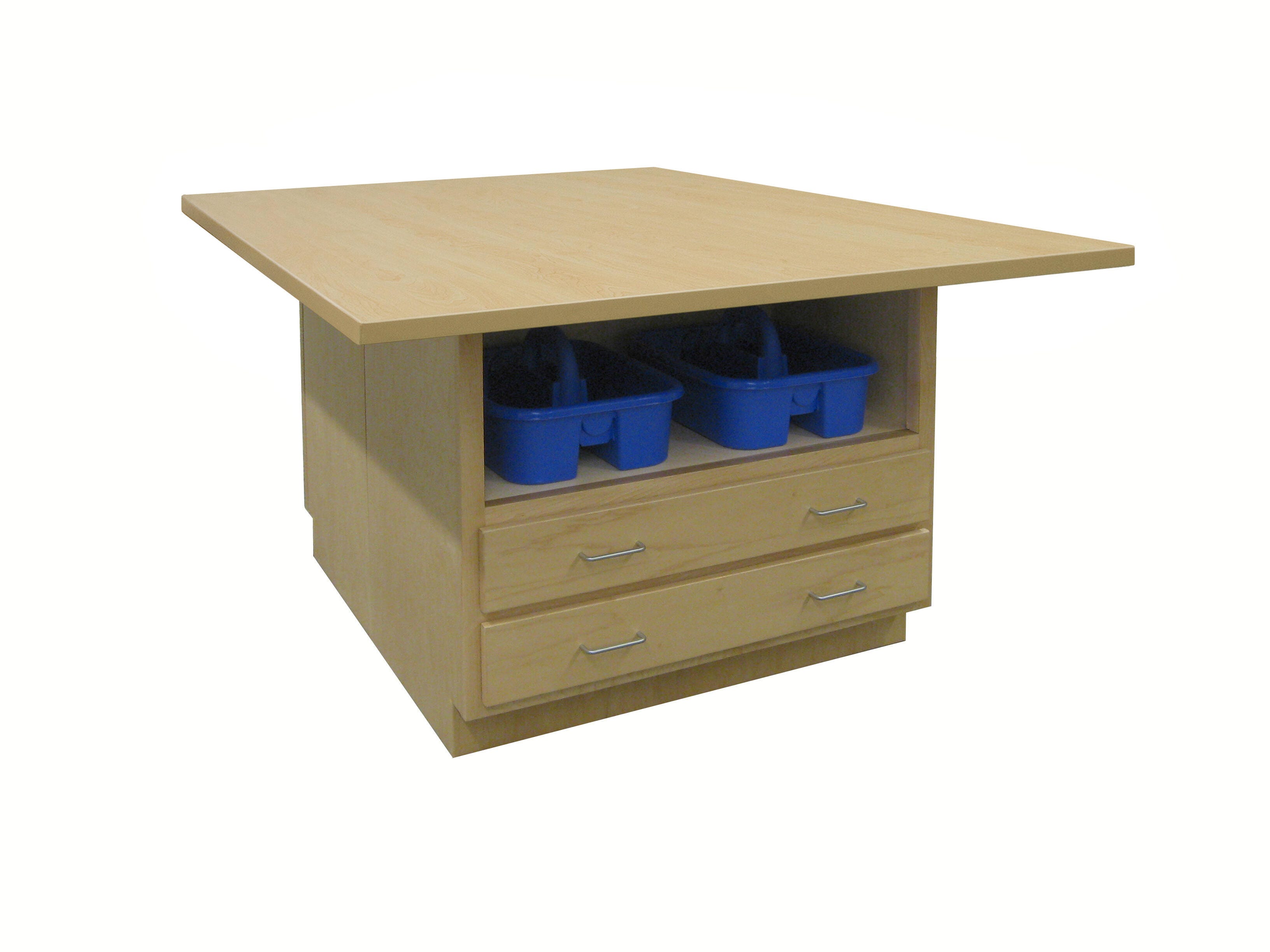 Hann Crafts and Project Workstation, 64 x 54 x 32-1/4 Inches, Maple Laminate 2141896