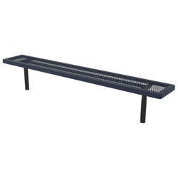 Superior Regal Style Bench without Back, In-ground mount 4001342