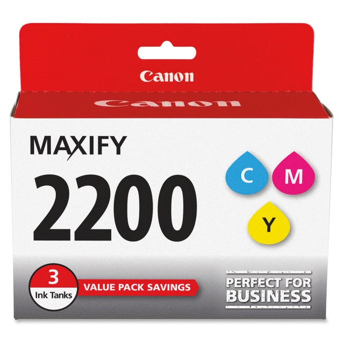 Canon Ink Tank Cartridge, PGI2200CMY, Multi-Color, Pack of 3
