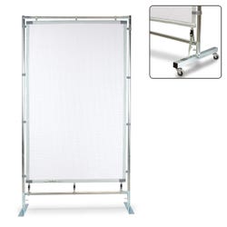Freestanding Mesh Panel - 5 ft. x 7 ft. - with Wheels