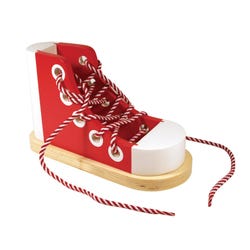 Image for Melissa & Doug Wooden Lacing Shoe from School Specialty