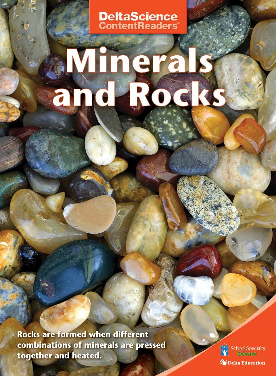 Delta Science Content Readers Minerals, Rocks and Fossils Red Book, Pack of 8, Item Number 1278105