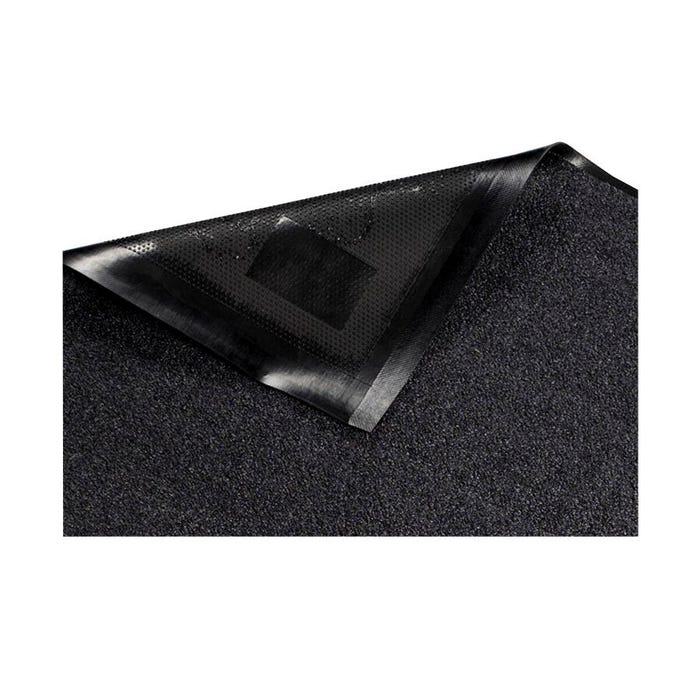 Genuine Joe Platinum Series Walk-Off Indoor Mat, Nylon/Rubber Backing, 43-1/2 x 66 Inches, Gray