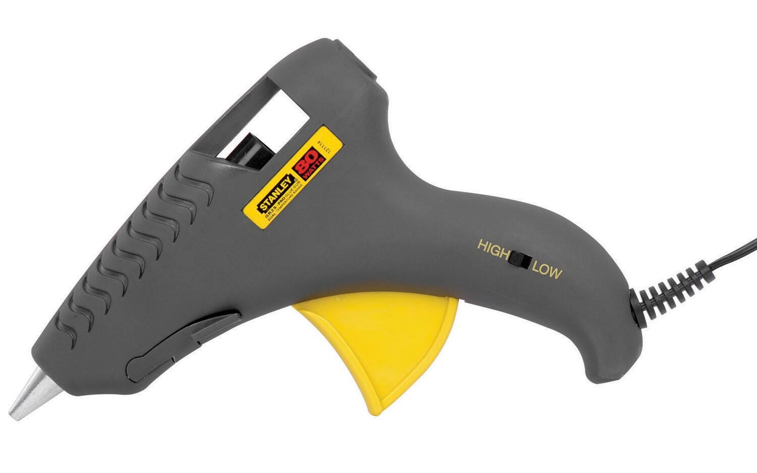 Stanley Dual Melt Glue Gun, Gray, 80 Watt, Item Number 1397686
