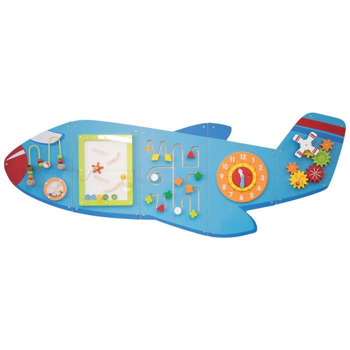 Spark & Wow Airplane Activity Wall Panels, Set of 5