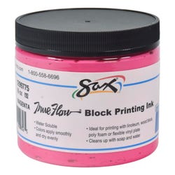 Sax Water Soluble Block Printing Ink, 1 Pint Jar, Magenta 1299775