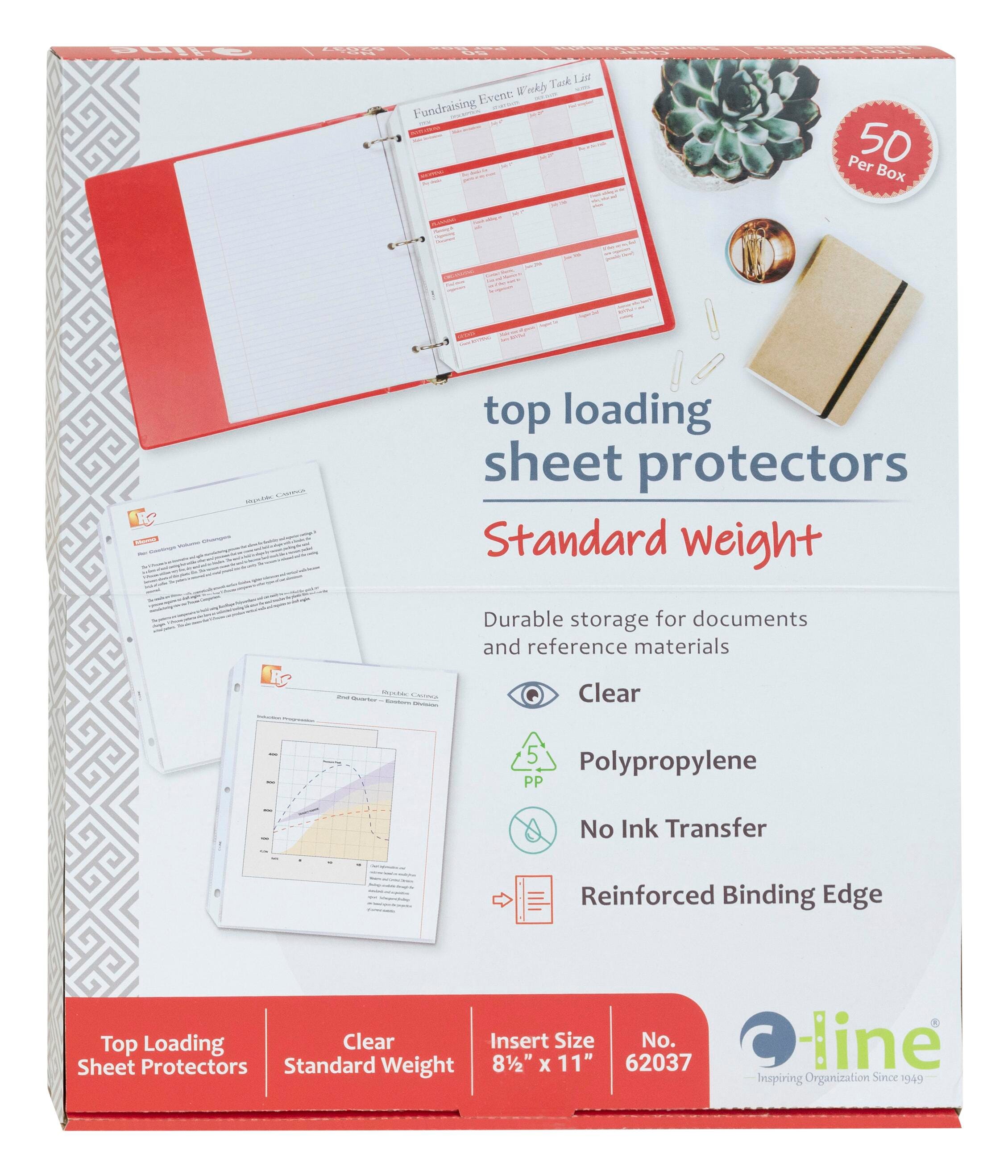 Sheet Protectors, Item Number 1597298