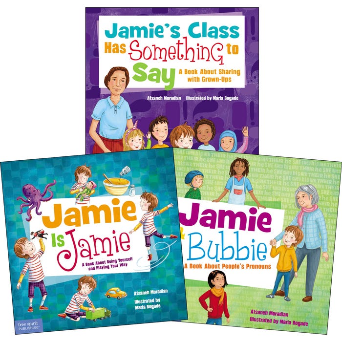 Free Spirit Publishing Jamie Is Jamie HC Series, Set of 3, Grades PreK to 3