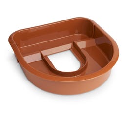 Speedball Boos Splash Pan for Potter’s Wheel, 22 x 22 Inch, Red / Brown