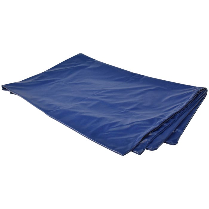 Abilitations Vinyl Cover for Large Weighted Blankets, 42 x 60 Inches, Blue