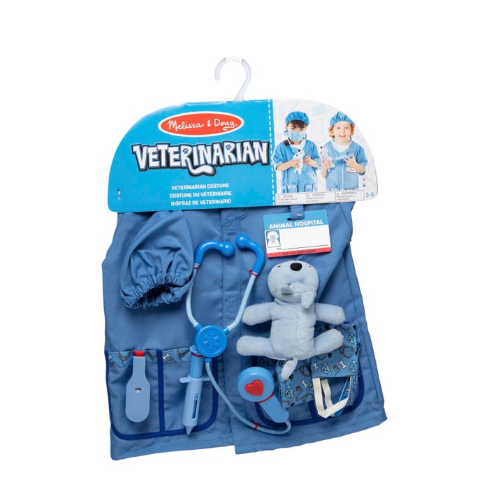 Melissa & Doug Veterinarian Role Play Clothing Set, 9 Pieces