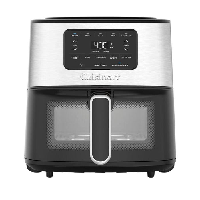 Cuisinart Basket Air Fryer, 1800 Watt, 6 Quart, Black/Silver
