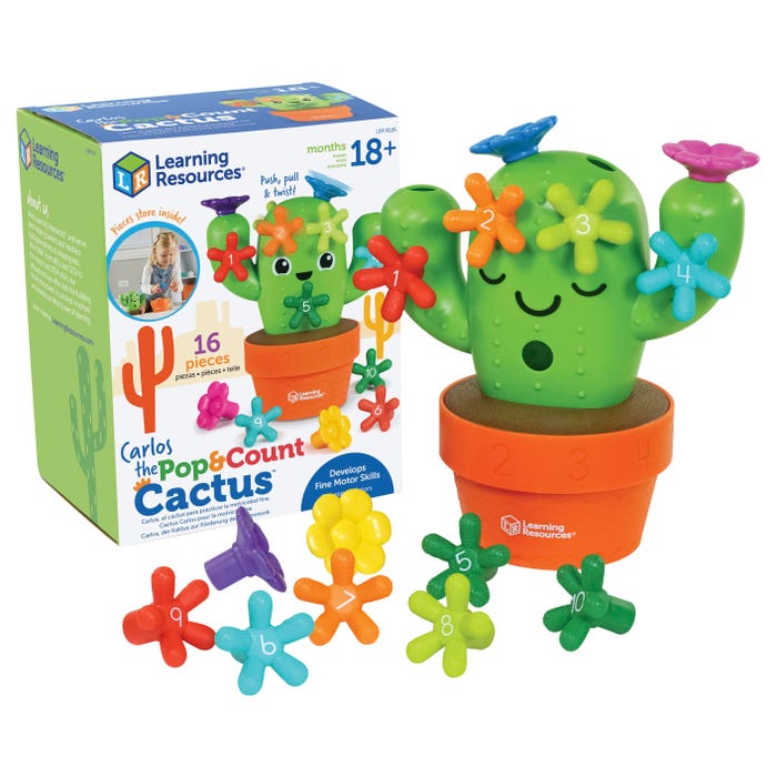 Learning Resources Carlos the Pop and Count Cactus