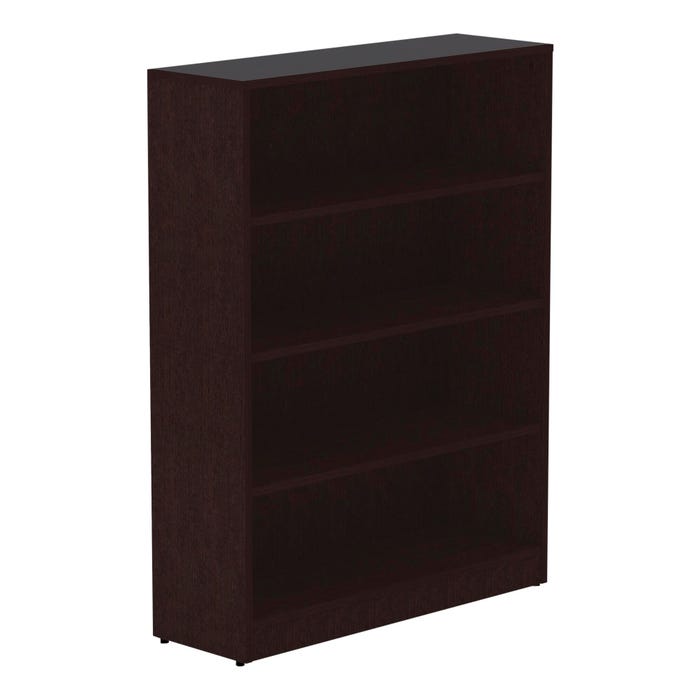 Classroom Select Laminate 4 Shelf Bookcase, 36 x 12 x 48 Inches, Espresso