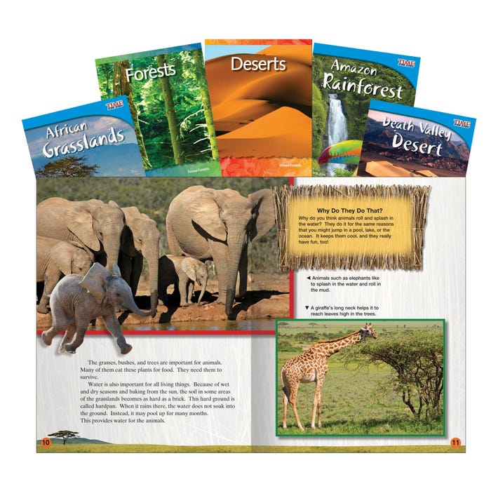 Teacher Created Materials Earth's Ecosystem Set, Grades 3 - 5, Set of 5