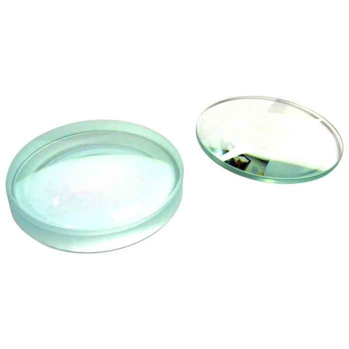 Eisco Labs Optical Glass Lenses, Concave and Convex, 75 Millimeters, Set of 6
