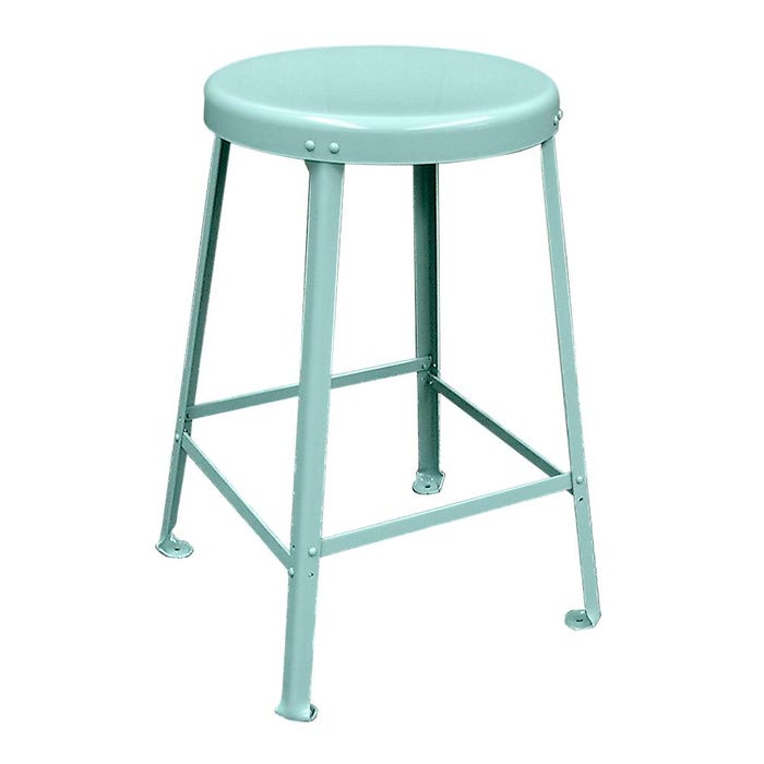 Montisa Steel Angle Leg Stool with Steel Seat