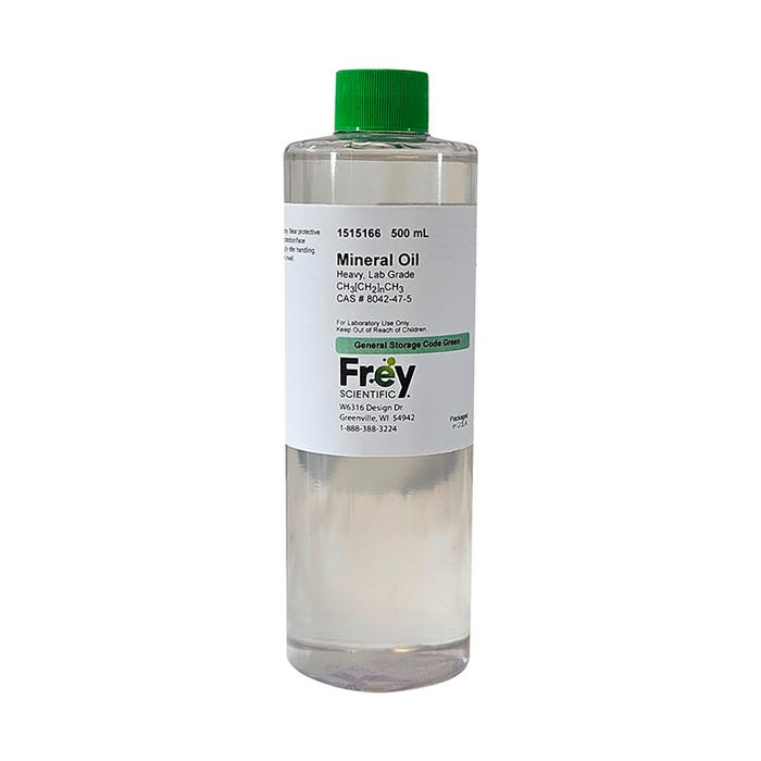 Frey Scientific Mineral Oil, Lab Grade, 500mL