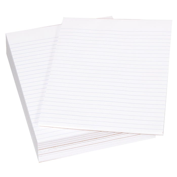 School Smart Legal Pad, 8-1/2 x 11 Inches, White, 50 Sheets, Pack of 12