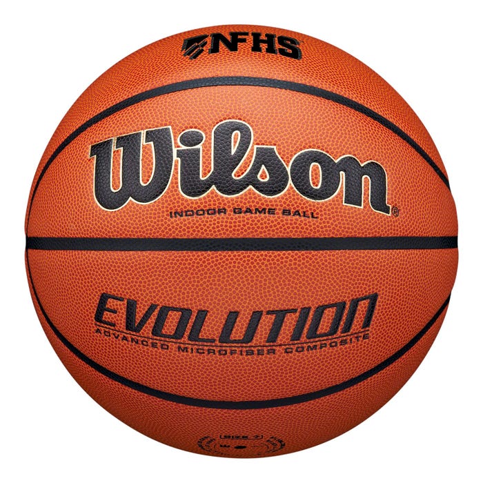 Wilson Evolution Men's Indoor Only Leather Basketball, 29-1/2 Inches