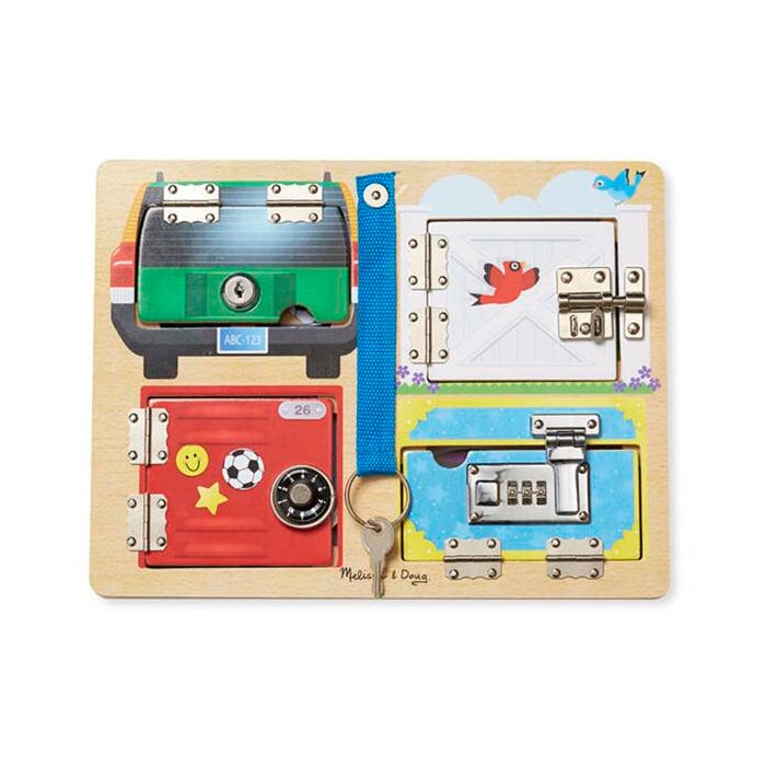 Melissa & Doug Lock and Latch Board