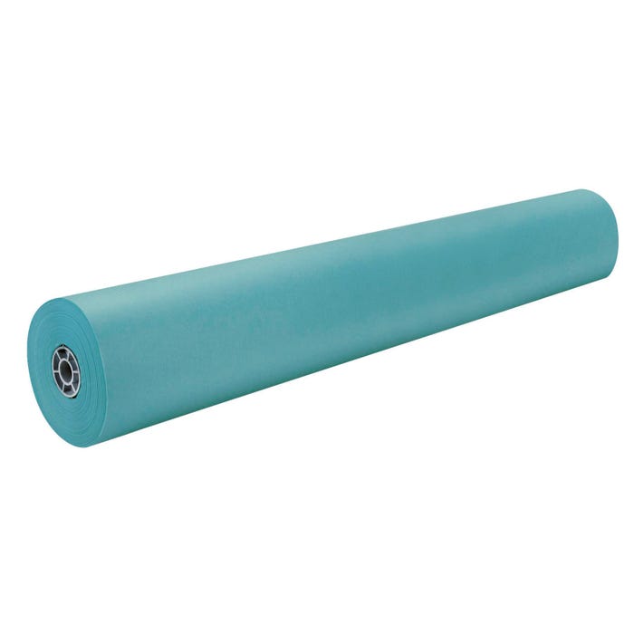Rainbow Kraft Duo-Finish Kraft Paper Roll, 40 lb, 36 Inches x 1000 Feet, Aqua