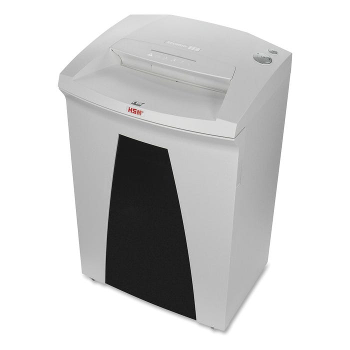 HSM of America High Security Cross-Cut Shredder, 13 Sheets per Pass, 13 fpm, 55 dB, 19 x 16 x 31 Inches, White