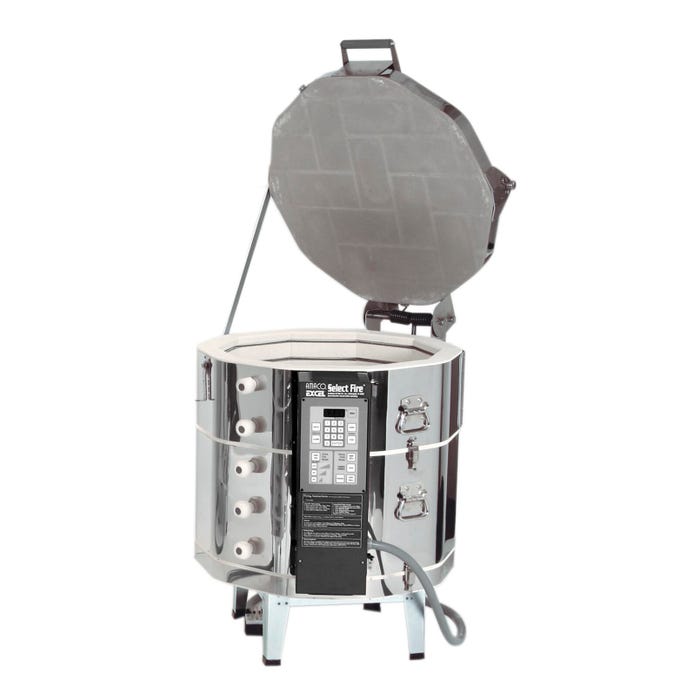 AMACO Excel EX-353SF Kiln with EZ Lift and Select Fire Controller, 240 Volts, 34.6 Amp Rating, 3 Phase, 2381 Degrees F